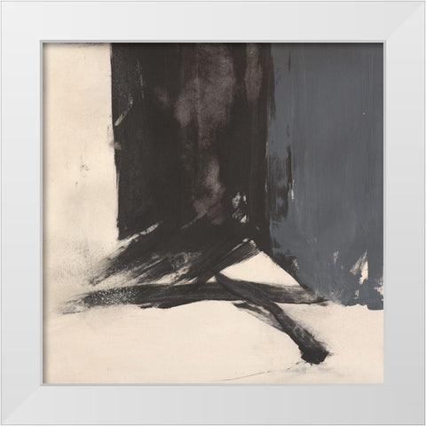 Provocative White Modern Wood Framed Art Print by Oppenheimer, Michelle