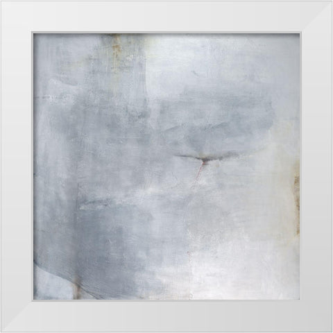 A Glimpse III White Modern Wood Framed Art Print by Oppenheimer, Michelle