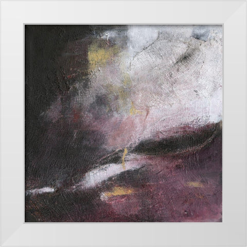 Evening Spirit I White Modern Wood Framed Art Print by Oppenheimer, Michelle