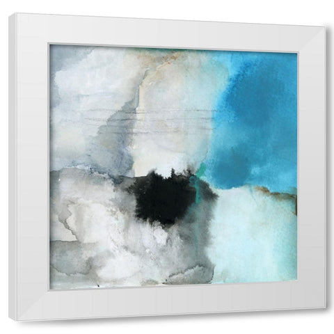 Petals White Modern Wood Framed Art Print by Oppenheimer, Michelle