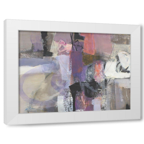 Tempo Fa White Modern Wood Framed Art Print by Piovan, Maurizio