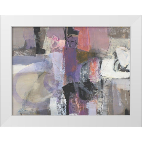 Tempo Fa White Modern Wood Framed Art Print by Piovan, Maurizio