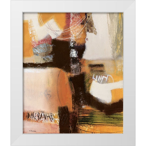 Cromatismo II White Modern Wood Framed Art Print by Piovan, Maurizio