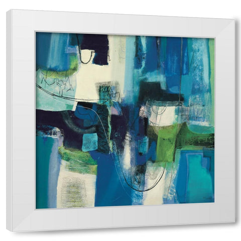 Trasparenze White Modern Wood Framed Art Print by Piovan, Maurizio