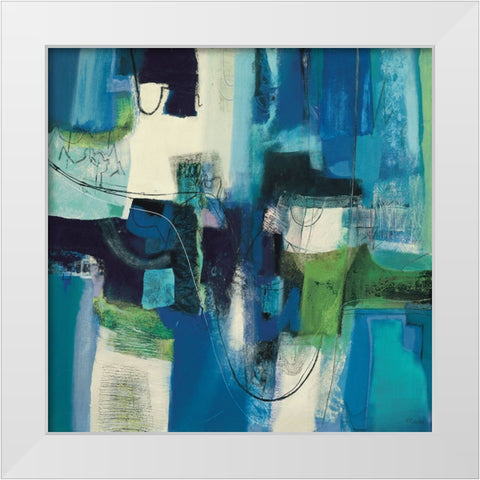 Trasparenze White Modern Wood Framed Art Print by Piovan, Maurizio