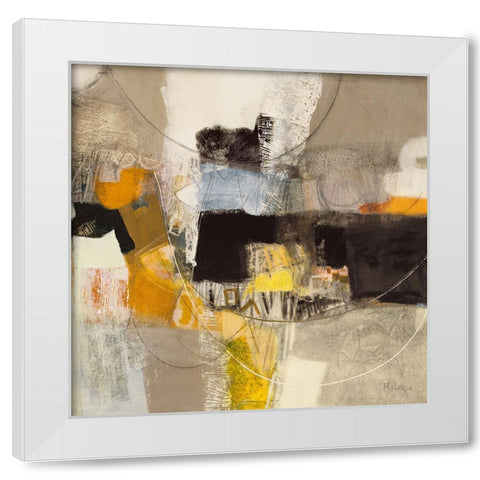 Insieme White Modern Wood Framed Art Print by Piovan, Maurizio