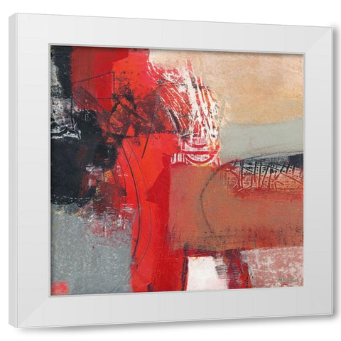 Passione II White Modern Wood Framed Art Print by Piovan, Maurizio