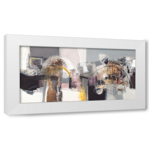 Un passo dopo laltro White Modern Wood Framed Art Print by Piovan, Maurizio