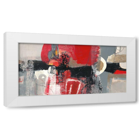 Passione White Modern Wood Framed Art Print by Piovan, Maurizio