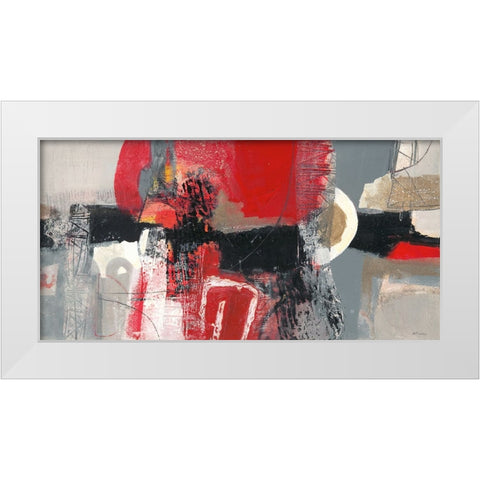 Passione White Modern Wood Framed Art Print by Piovan, Maurizio