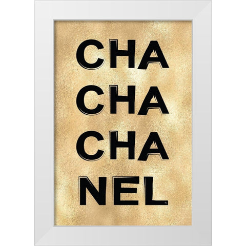 Chachanel White Modern Wood Framed Art Print by Pavlova, Martina