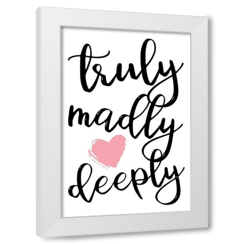 Truly White Modern Wood Framed Art Print by Pavlova, Martina