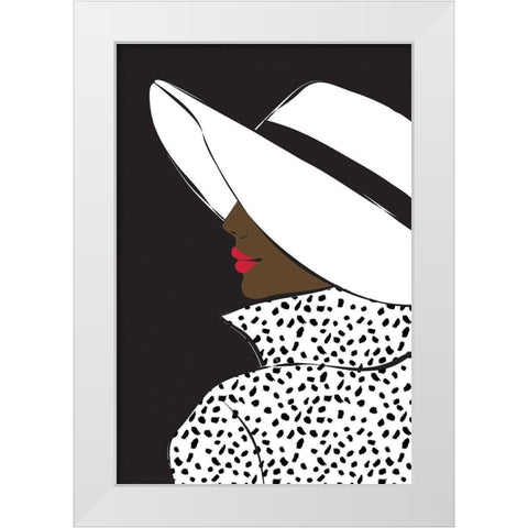 Blair I White Modern Wood Framed Art Print by Pavlova, Martina