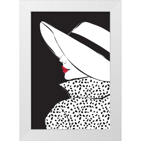 Blair II White Modern Wood Framed Art Print by Pavlova, Martina