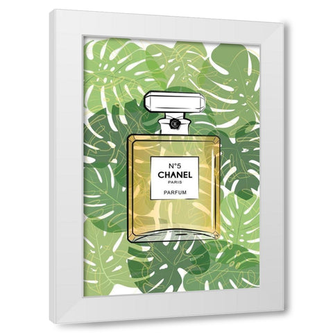 Tropical White Modern Wood Framed Art Print by Pavlova, Martina