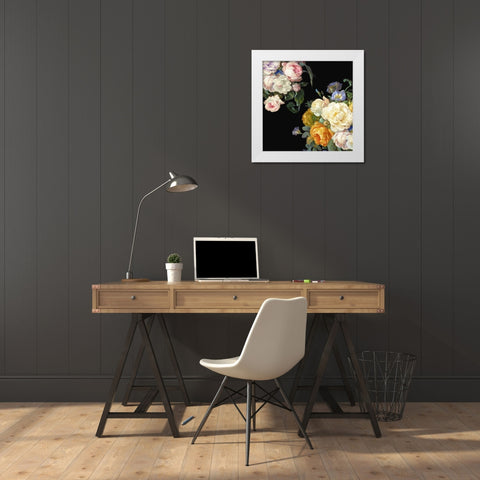 Glorious I White Modern Wood Framed Art Print by McQueen, Angela