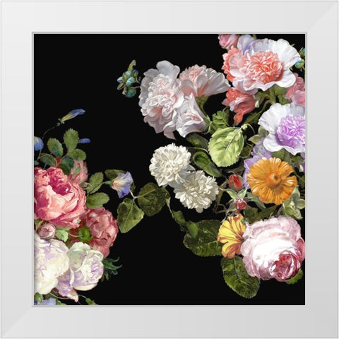 Glorious II White Modern Wood Framed Art Print by McQueen, Angela