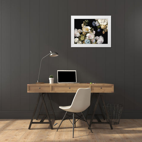 Splendid III White Modern Wood Framed Art Print by McQueen, Angela