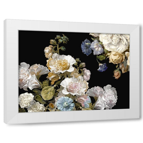 Splendid III White Modern Wood Framed Art Print by McQueen, Angela