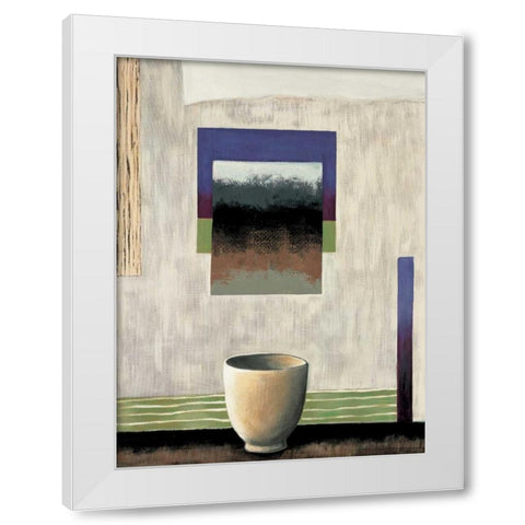 Tranquil I White Modern Wood Framed Art Print by Richardson, Melissa
