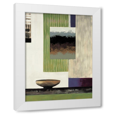 Tranquil II White Modern Wood Framed Art Print by Richardson, Melissa