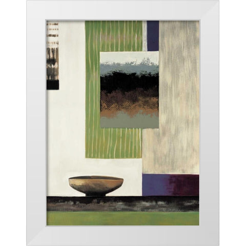 Tranquil II White Modern Wood Framed Art Print by Richardson, Melissa