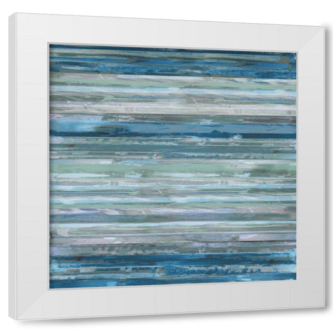 Echelon White Modern Wood Framed Art Print by Shields, Matt