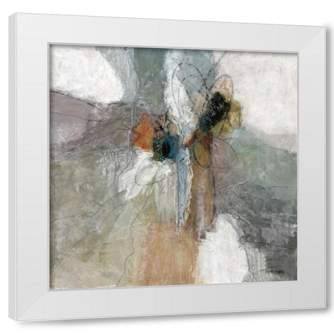 Placidity II White Modern Wood Framed Art Print by Tienhaara, Michael