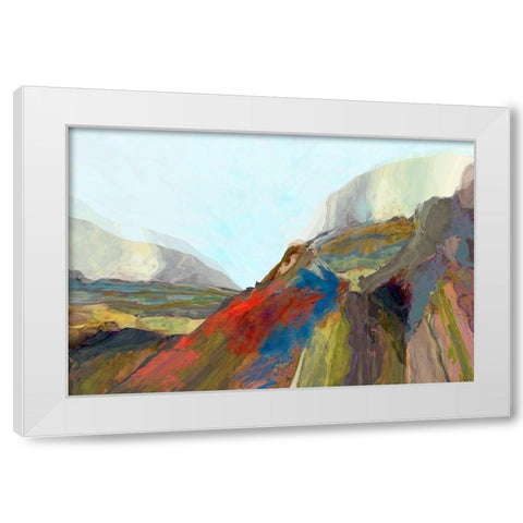 Progression II White Modern Wood Framed Art Print by Tienhaara, Michael