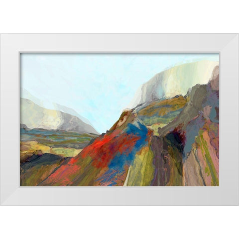 Progression II White Modern Wood Framed Art Print by Tienhaara, Michael