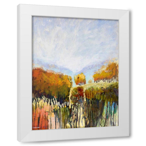 Harmony I White Modern Wood Framed Art Print by Tienhaara, Michael