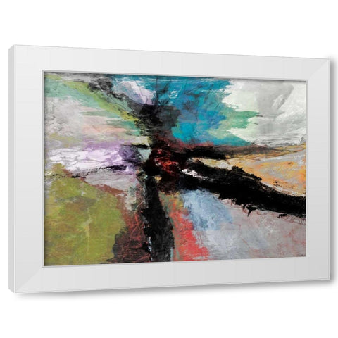 BandW III White Modern Wood Framed Art Print by Tienhaara, Michael