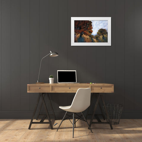 Magical Memories VI White Modern Wood Framed Art Print by Tienhaara, Michael