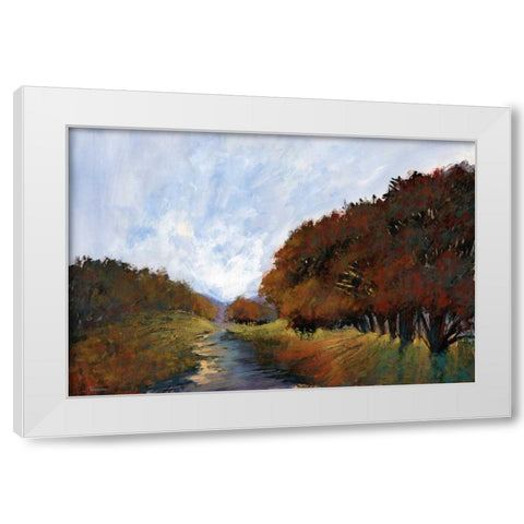 Moments in Time V White Modern Wood Framed Art Print by Tienhaara, Michael