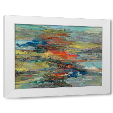 Formations II White Modern Wood Framed Art Print by Tienhaara, Michael