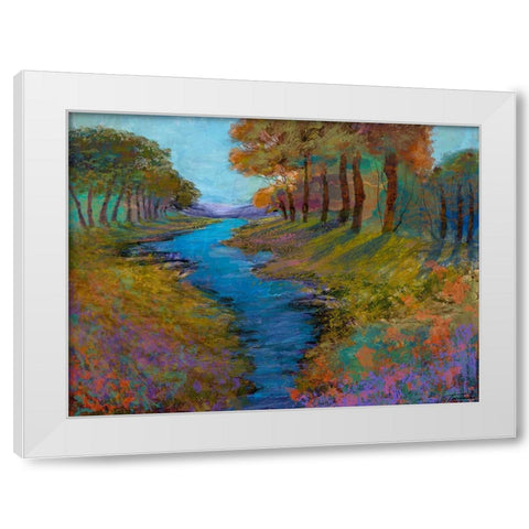 Dreamscape II White Modern Wood Framed Art Print by Tienhaara, Michael