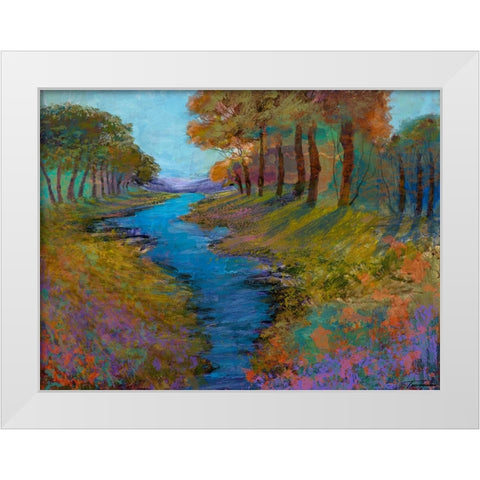 Dreamscape II White Modern Wood Framed Art Print by Tienhaara, Michael