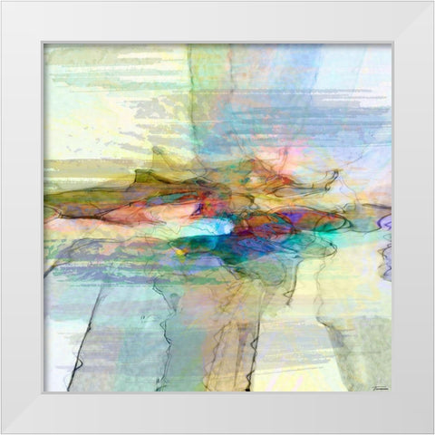 Inspiration VI White Modern Wood Framed Art Print by Tienhaara, Michael