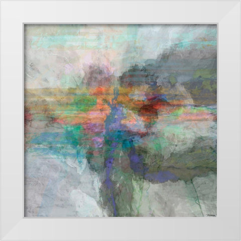 Inspiration VII White Modern Wood Framed Art Print by Tienhaara, Michael