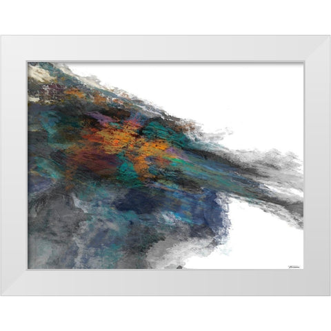 Interlude I White Modern Wood Framed Art Print by Tienhaara, Michael