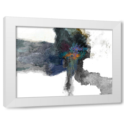 Interlude II White Modern Wood Framed Art Print by Tienhaara, Michael