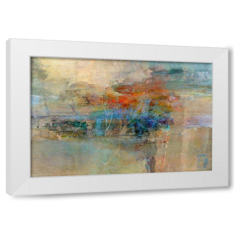 Phase V White Modern Wood Framed Art Print by Tienhaara, Michael