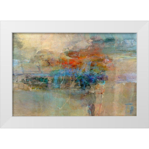 Phase V White Modern Wood Framed Art Print by Tienhaara, Michael