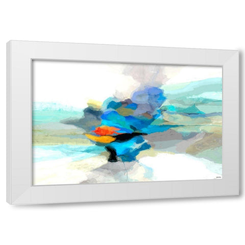 Cumulus II White Modern Wood Framed Art Print by Tienhaara, Michael