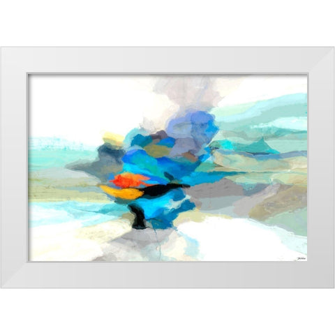 Cumulus II White Modern Wood Framed Art Print by Tienhaara, Michael