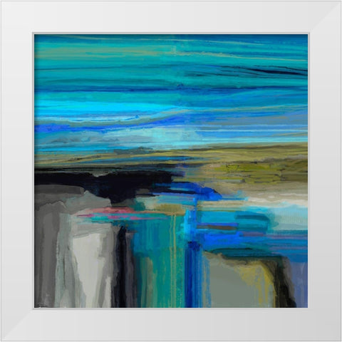 Eternal II White Modern Wood Framed Art Print by Tienhaara, Michael