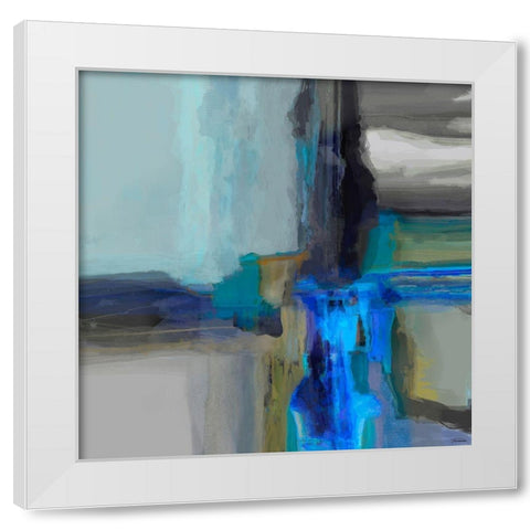 Extraction II White Modern Wood Framed Art Print by Tienhaara, Michael