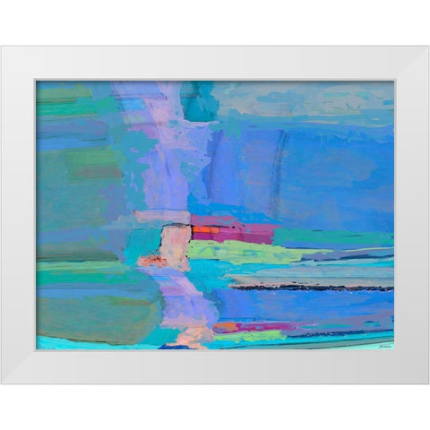Fills III White Modern Wood Framed Art Print by Tienhaara, Michael