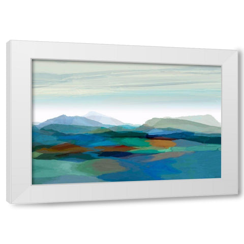 Majestic I White Modern Wood Framed Art Print by Tienhaara, Michael