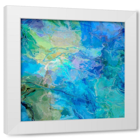 Random III White Modern Wood Framed Art Print by Tienhaara, Michael